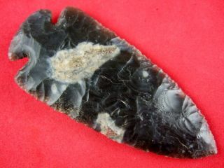 Fine Quality Authentic 3 1/2 Inch Ohio Moss Agate Dovetail Point Arrowheads
