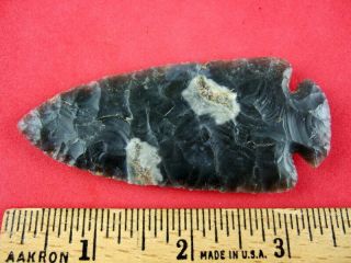 Fine Quality Authentic 3 1/2 inch Ohio Moss Agate Dovetail Point Arrowheads 2