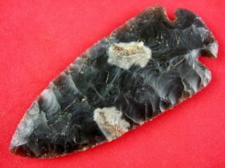 Fine Quality Authentic 3 1/2 inch Ohio Moss Agate Dovetail Point Arrowheads 3