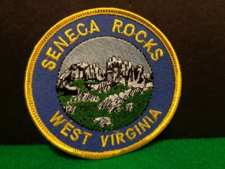 Seneca Rocks West Virginia Souvenir Travel Cloth Patch