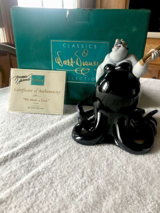 Wdcc Ursula  We Made A Deal  Disneys The Little Mermaid Boxed
