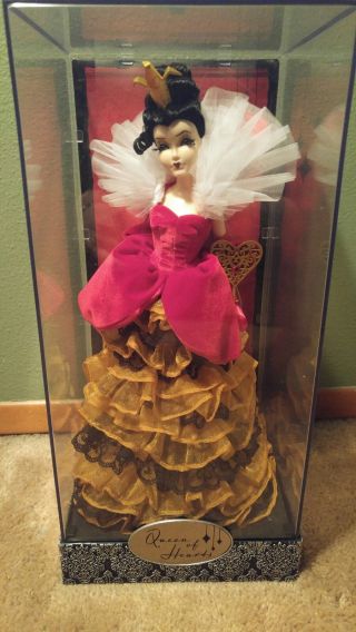 Queen Of Hearts Disney Villains Limited Edition Doll Nib