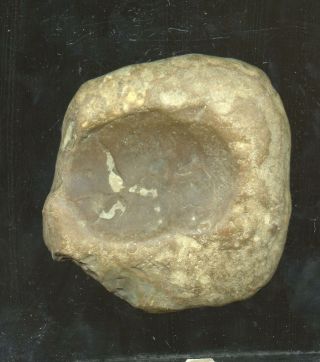 Indian Artifacts - Rare Polished Flint Cup Stone