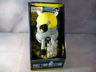 Doctor Who Dalek Yellow Talking Soft Toy Plush Nib