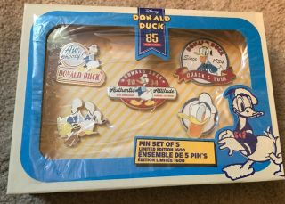 Donalf Duck 85th 5 Pin Limited Edition Set