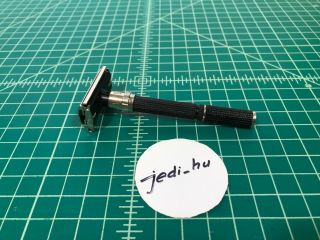 Gillette Black Beauty Adjustable double edge safety razor,  A - 1 3