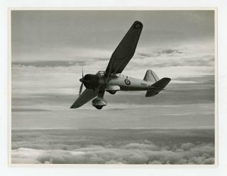 Photograph Of Westland Lysander Prototype K6127 In Flight - Charles E Brown
