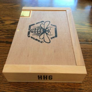 Cigar Box Viaje Honey & Hand Grenades The Shiv EMPTY Wood Slide Lid Stash Box 4
