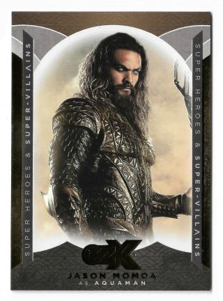 Cryptozoic Czx Heroes & - Villains Promo P04 Aquaman Philly Non Sport