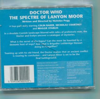 DOCTOR WHO : THE SPECTRE OF LANYON MOOR / BIG FINISH AUDIO CD / COLIN BAKER 2000 2