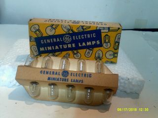 10 General Electric Radio Miniature Light Lamp Bulbs 1800
