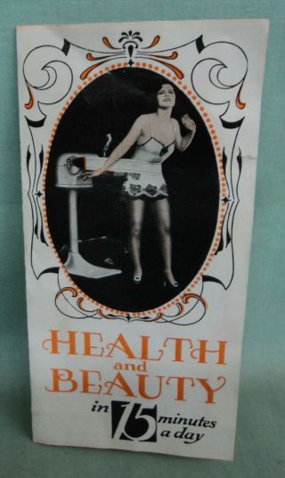 Vintage Quack Medicine Weight Reducer Sanitarium Equip Battle Creek 30’s Brochur