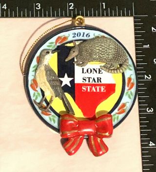 2016 Danbury - Wild Texas - Christmas Ornament - Dimensional - 2 Sided