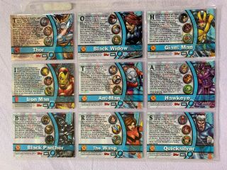 Marvel Legends Topps Trading Cards Complete Base Set Plus Most Chasers 3