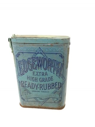Vintage Edgeworth Extra Ready - Rubbed Smoking Tobacco Tin