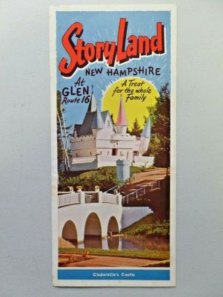 Vintage Story Land Hampshire At Glen Route 16 Travel Brochure