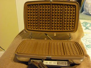 Vintage 1960’s General Electric GE Automatic Grill/Waffle Baker Maker 14G44T 3