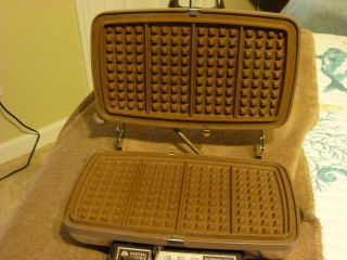 Vintage 1960’s General Electric GE Automatic Grill/Waffle Baker Maker 14G44T 4