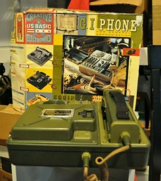 Vintage Signal Corps Bc - 611h Us Basics Gi Army Style Phone Home Landline Real