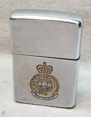 Vintage Zippo Military Lighter Royal Canadian Air Force Station Cold Lake