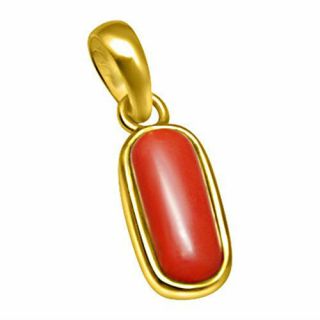 Natural Red Coral Moonga Pendent 5 Carat Made In Asthadhathu Best Quality
