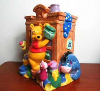 The Disney Store Winnie The Pooh & Friends Piglet Eeyore Tigger Cookie Jar