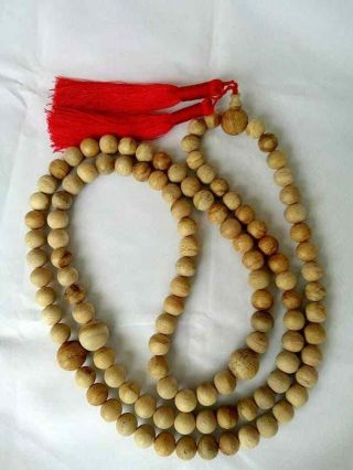 14mm Agarwood Aquilaria Malacensis Necklace Bracelet 108 Buddhist Prayer Mala