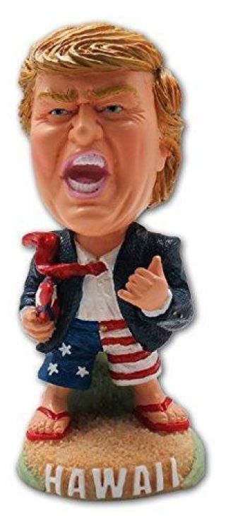 Hula Doll President Donald Trump Bobble Head Surfboard Car Dashboard 4 " 40695