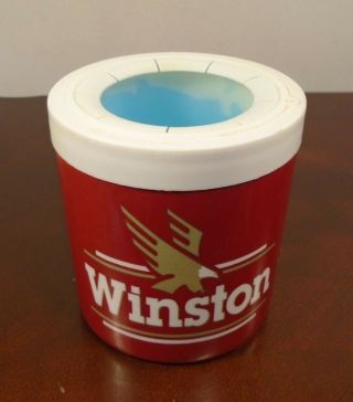 Vintage Winston Cigarettes The Fridge Koozie Beer Soda Can Cooler 1991