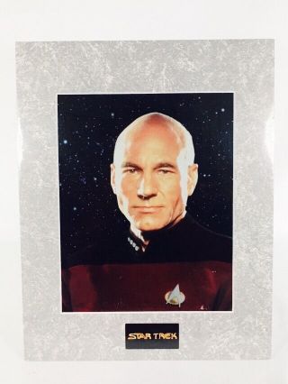 Star Trek Generations Kirk & Picard Chromium Print With Approx Limited Editi