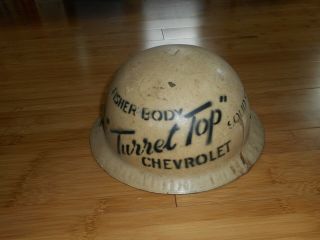 Circa 1935 Fisher Body Chevrolet Turret Top Promotional Helmet