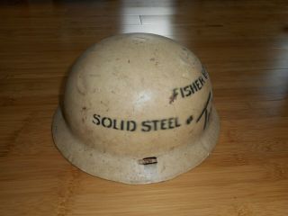 circa 1935 fisher body chevrolet turret top promotional helmet 4