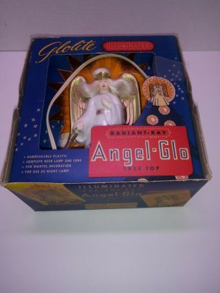 Vintage Glolite Radiant - Ray Angel - Glo Christmas Tree Top