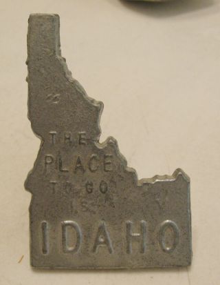 Vintage Idaho Zinc Sample Souvenir From Bunker Hill Mine,  Kellogg,  Idaho