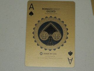 1 Gilded Limited Edition deck RongoRongo glyphs Playing Cards Easter Island 4