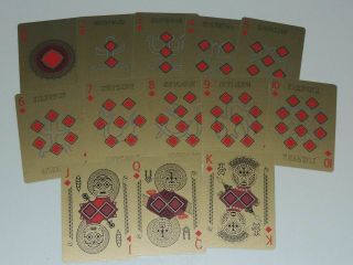 1 Gilded Limited Edition deck RongoRongo glyphs Playing Cards Easter Island 5