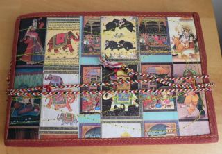 Handmade Hindu Scrapbook Album 36 Doub Sided Pgs Photo Photographs India Ganesh
