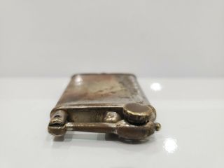 Antique / Vintage GEM Brass Lift Arm Lighter / US MADE 6