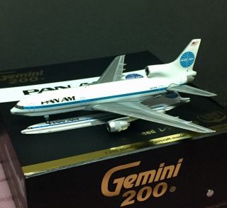 Gemini Jets 1/200 Pan Am American Lockheed Martin L - 1011 - 500 N511pa Metal Model
