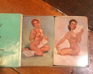 Vintage Pin Up Girls Playing Cards by Mayo Olmstead 2 Complete Full Decks NUDES 4