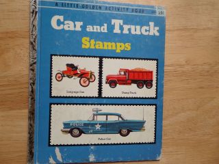 Car And Truck Stamps,  A Little Golden Book,  1957 (stamps)