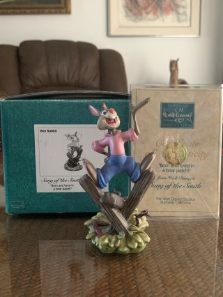Disney Wdcc Brer Rabbit Song Of The South Born And Bred In Briar Patch W Box