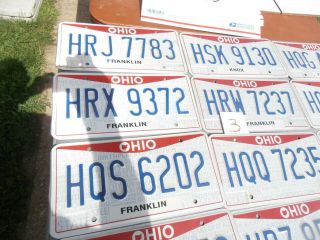 Ohio - Front License Plate For Arts/crafts/bird Houses Set Of 15,  3 Set