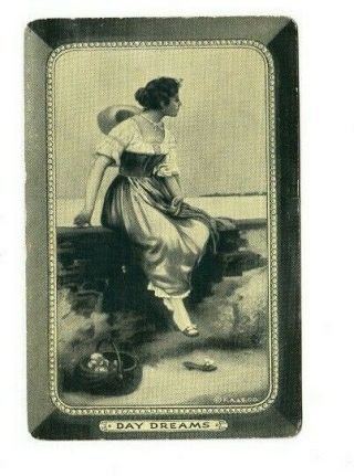1 Playing Swap Card Usnn Day Dreams Pretty Lady Maid - Olive