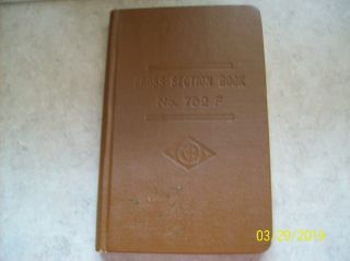 Vintage Charles Bruning Cross Section Book No 752f Engineering Book - No Markings