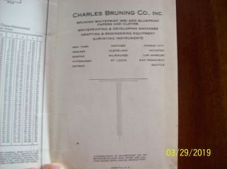 Vintage Charles Bruning Cross Section Book No 752F Engineering Book - No Markings 5