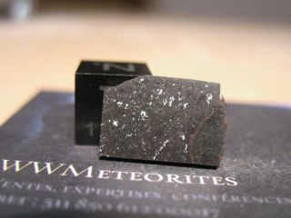 Meteorite Nwa 8598 - Schock Darkened L6 Chondrite.