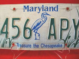 MARYLAND LICENSE PLATE 