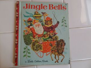 Jingle Bells,  A Little Golden Book,  1964 (a Edition: Red Foil)