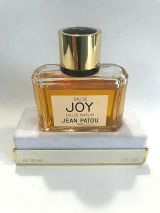 Vintage Jean Patou Paris Joy Eau De Parfum 1 Oz.  France Perfume Splash 30 Ml